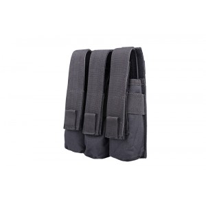 Triple magazine pouch for MP5 type magazines - black (ACM)